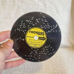 Thorens Switzerland 4 1/2" Disc Classic Christmas Music #1535 Joy To The World